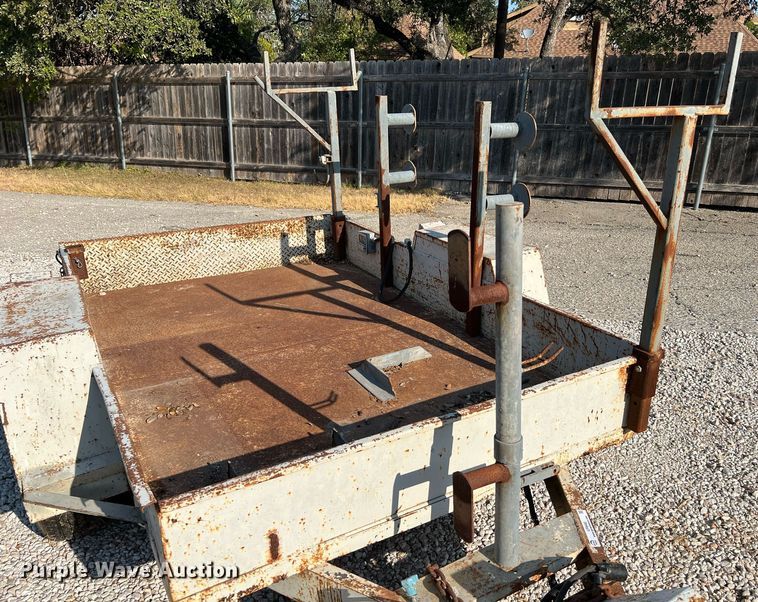 image for item LF9440 Shop built  utility trailer