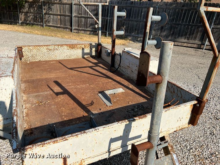 image for item LF9440 Shop built  utility trailer