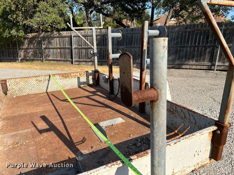 image for item LF9440 Shop built  utility trailer