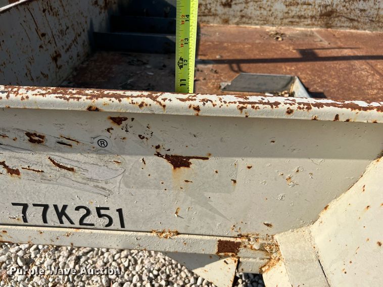 image for item LF9440 Shop built  utility trailer