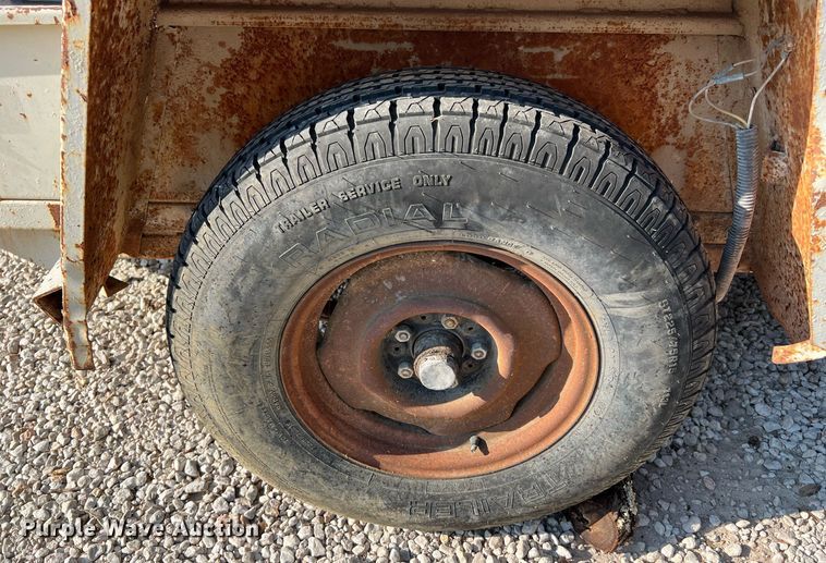 image for item LF9440 Shop built  utility trailer