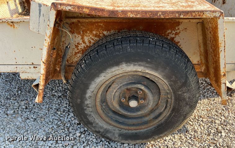 image for item LF9440 Shop built  utility trailer