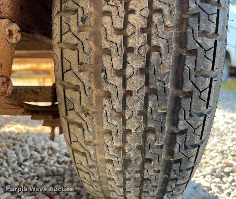 image for item LF9440 Shop built  utility trailer