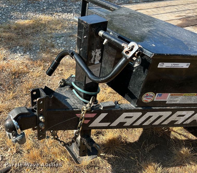 image for item LF9441 2021 Lamar  equipment trailer