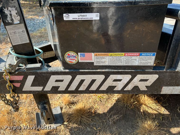 image for item LF9441 2021 Lamar  equipment trailer