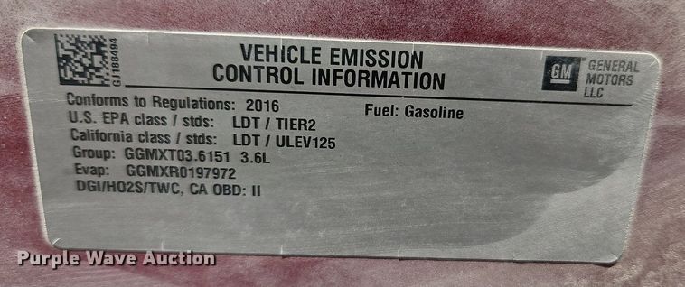 image for item LM9128 2016 GMC Acadia  SUV