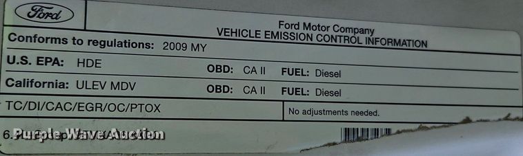 image for item LM9131 2009 Ford F350 Super Duty XL  SuperCab utility bed pickup truck