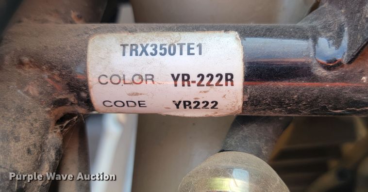 image for item LQ9259 2001 Honda Rancher ES  ATV