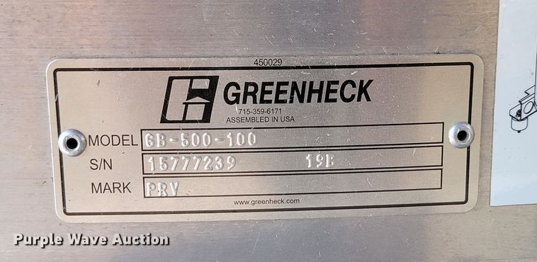 image for item LQ9265 Greenheck 6B-500-100  exhaust fan