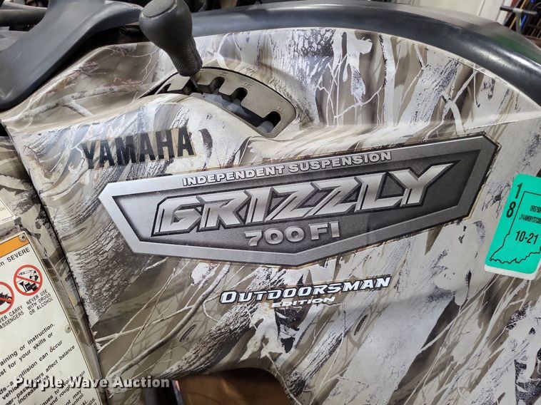 image for item LS9669 2007 Yamaha Grizzly 700FI  ATV