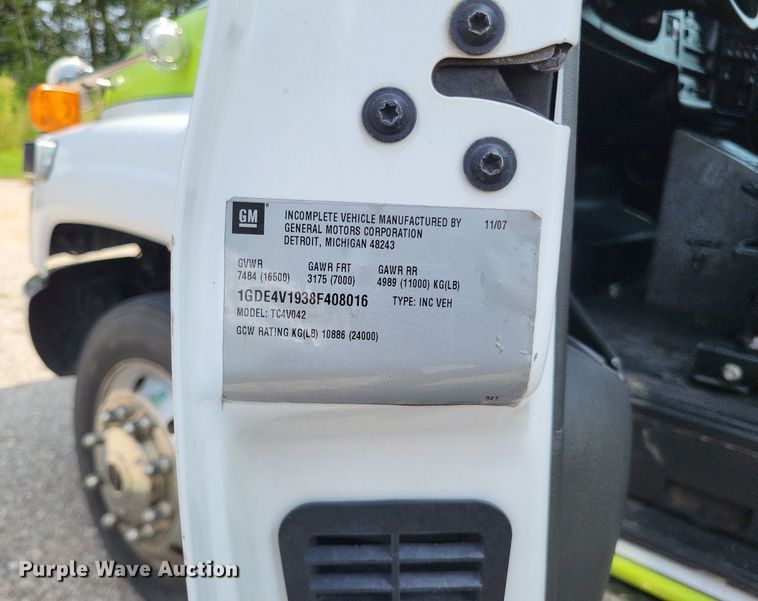 image for item LS9697 2008 GMC C4500  ambulance