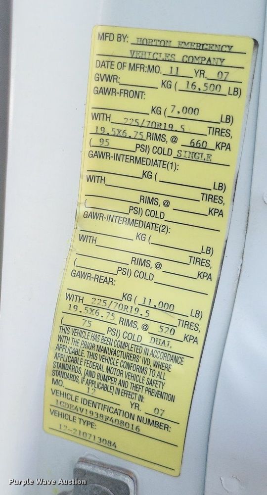 image for item LS9697 2008 GMC C4500  ambulance