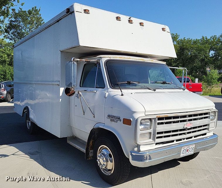 image for item LS9702 1988 Chevrolet G30  delivery truck