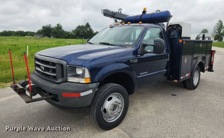 image for item LX9617 2002 Ford F450 Super Duty XL  utility / service truck