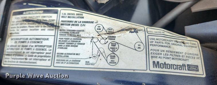 image for item LX9617 2002 Ford F450 Super Duty XL  utility / service truck