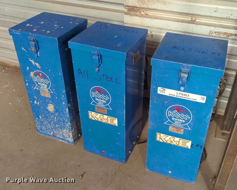 image for item LY9363 (3) Keef KT-50 welding rod ovens