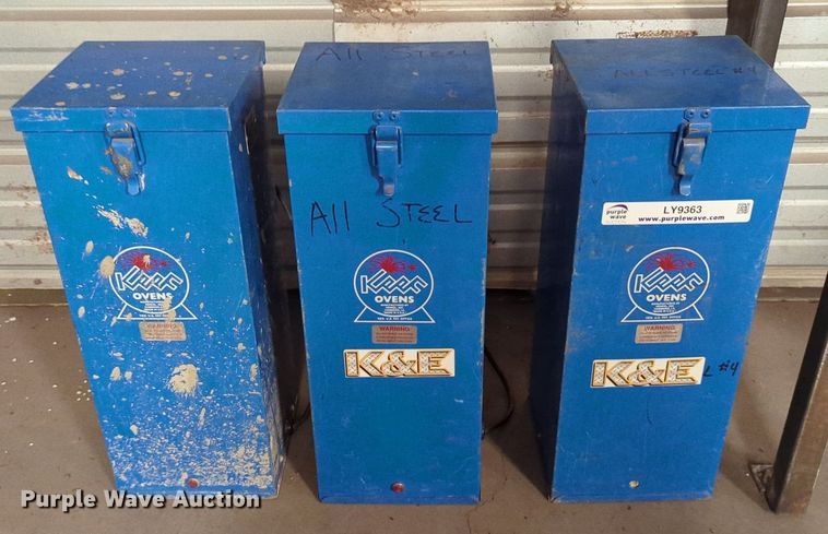 image for item LY9363 (3) Keef KT-50 welding rod ovens