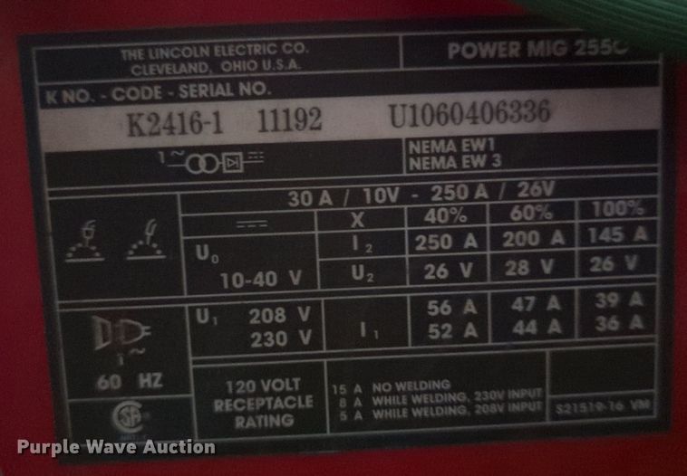 image for item LY9365 (2) welders