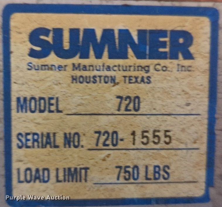 image for item LY9371 Sumner 720  material lift
