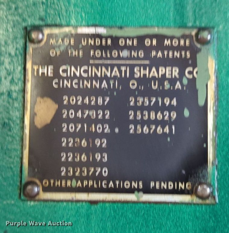 image for item LY9381 Cincinnati  press brake