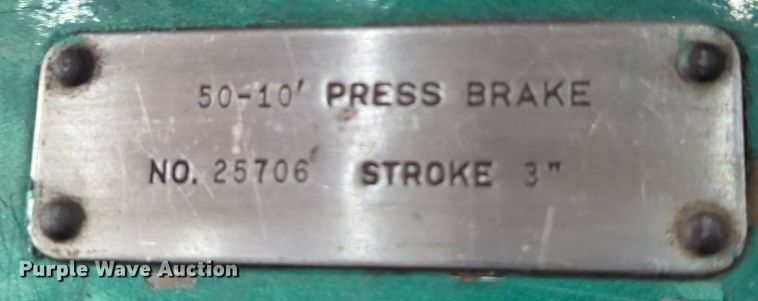 image for item LY9381 Cincinnati  press brake
