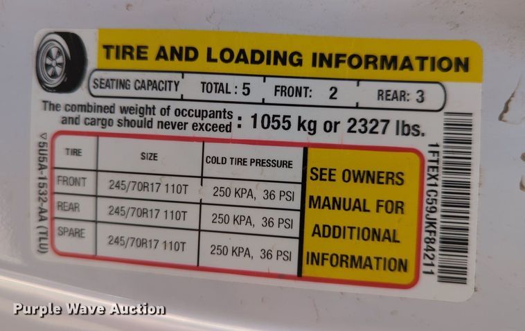 image for item LY9386 2018 Ford  F150 SuperCab pickup truck