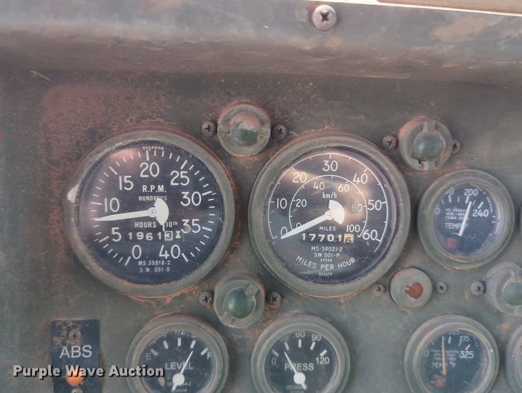 image for item LY9389 1990 BMY M923A2  truck cab and chassis