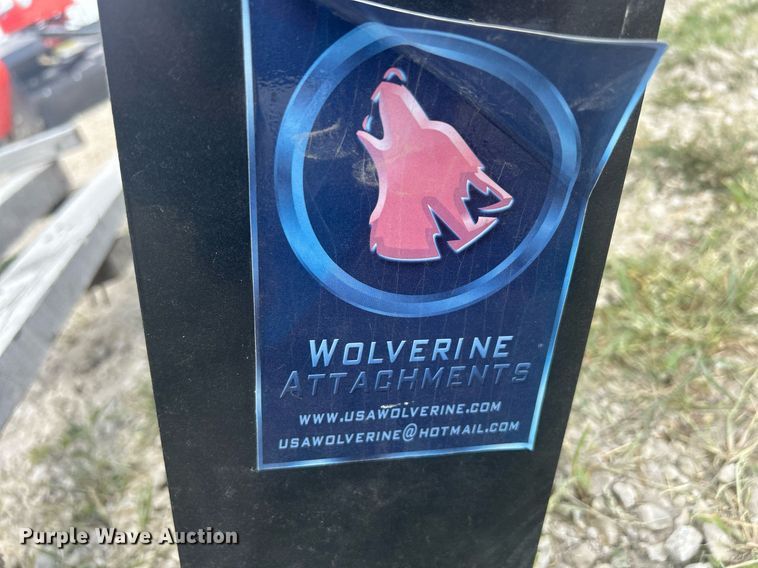 image for item MD9017 Wolverine  skid steer auger