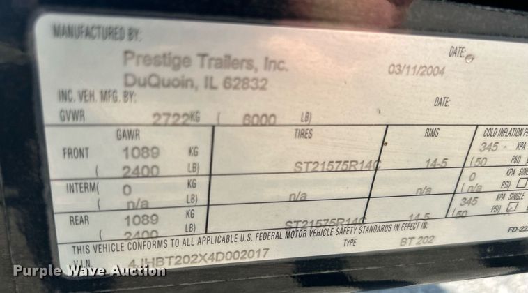 image for item MD9021 2004 Crownline 202 BR  boat