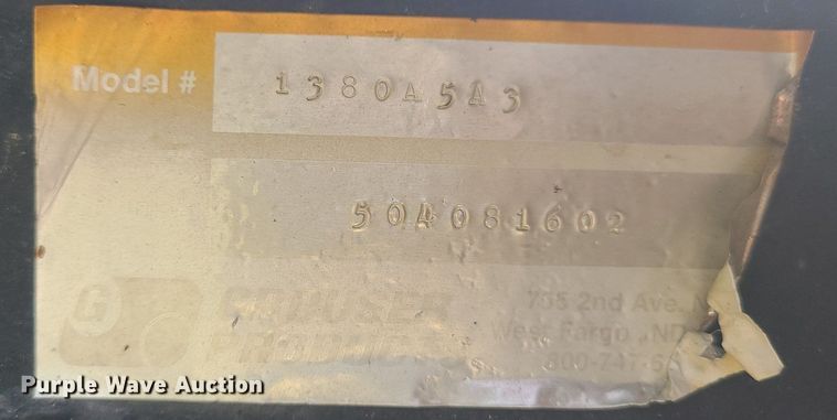 image for item MJ9301 Grouser 1380A5A3 skid steer dozer blade