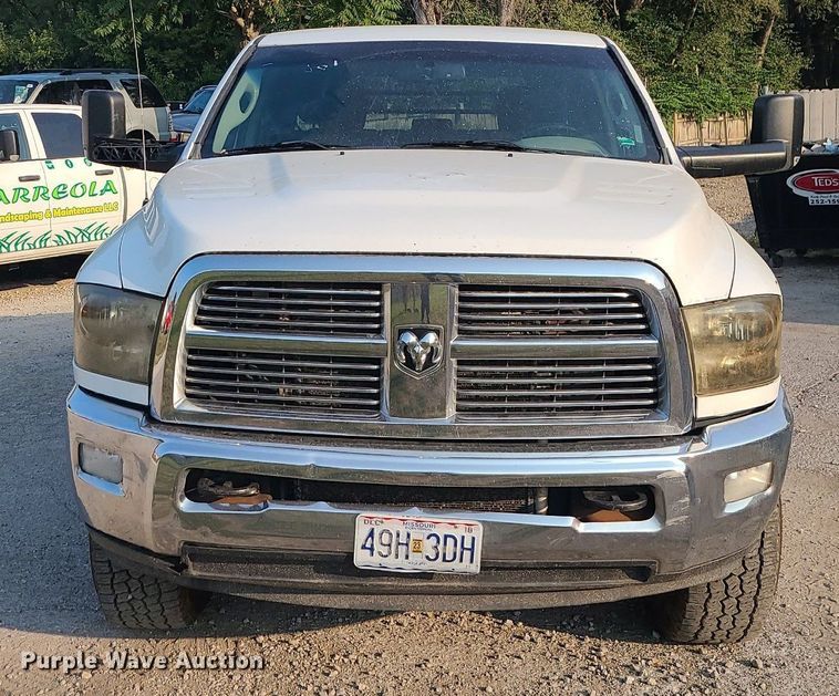 image for item MJ9305 2012 Dodge Ram 2500  Crew Cab flatbed truck