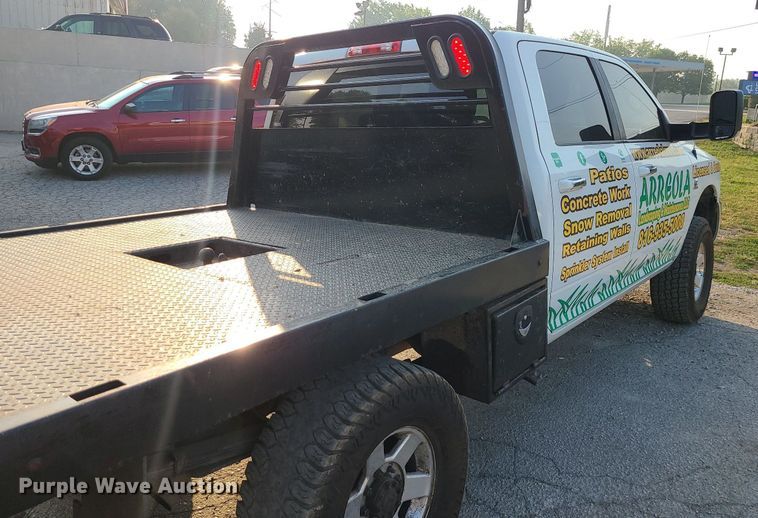 image for item MJ9305 2012 Dodge Ram 2500  Crew Cab flatbed truck