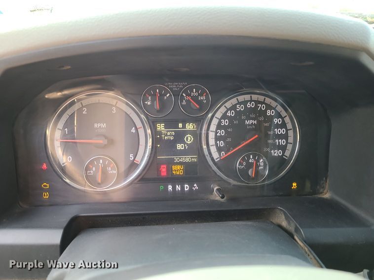 image for item MJ9305 2012 Dodge Ram 2500  Crew Cab flatbed truck