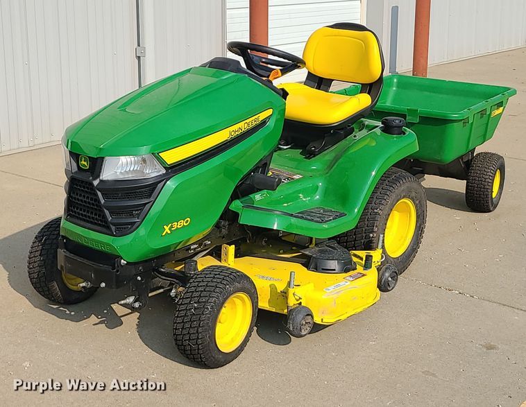 image for item MJ9308 John Deere X380  lawn mower