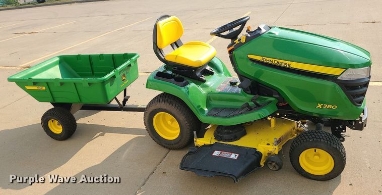 image for item MJ9308 John Deere X380  lawn mower