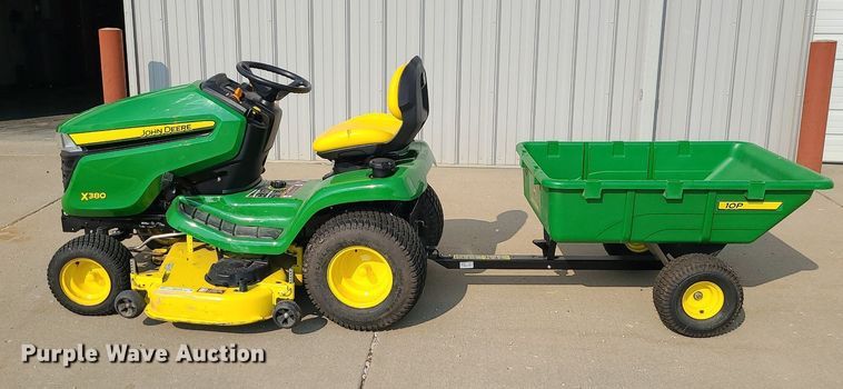 image for item MJ9308 John Deere X380  lawn mower