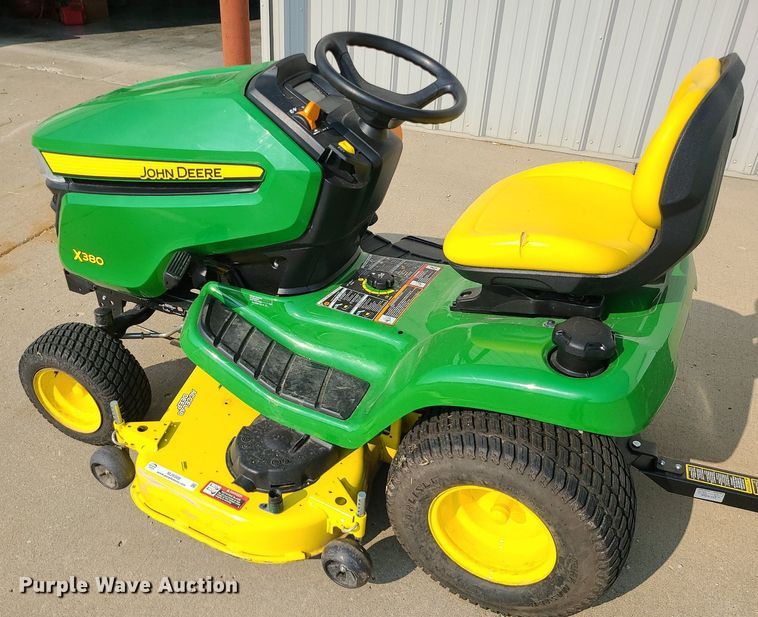 image for item MJ9308 John Deere X380  lawn mower