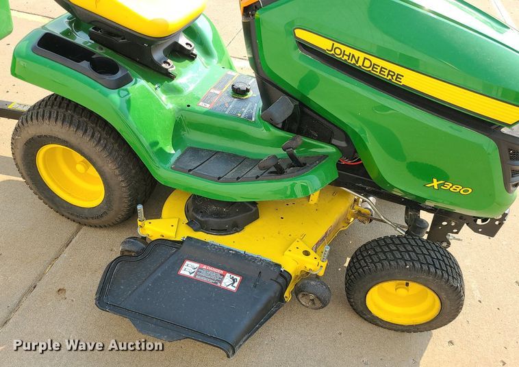 image for item MJ9308 John Deere X380  lawn mower