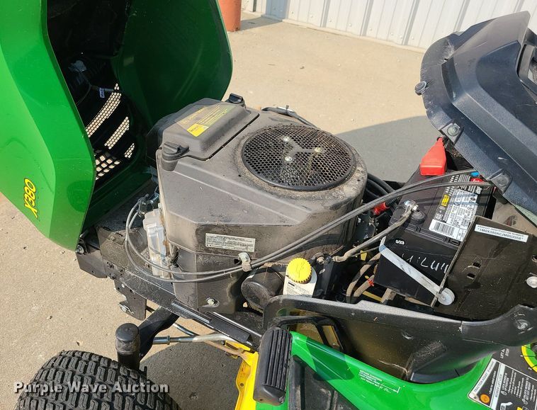 image for item MJ9308 John Deere X380  lawn mower