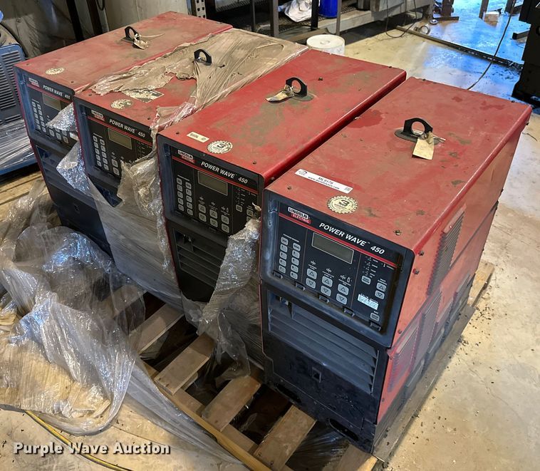 image for item ML9178 (4) Lincoln Electric PowerWave 450 robotic power sources