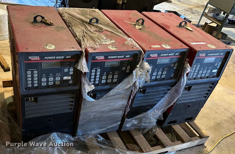 image for item ML9178 (4) Lincoln Electric PowerWave 450 robotic power sources