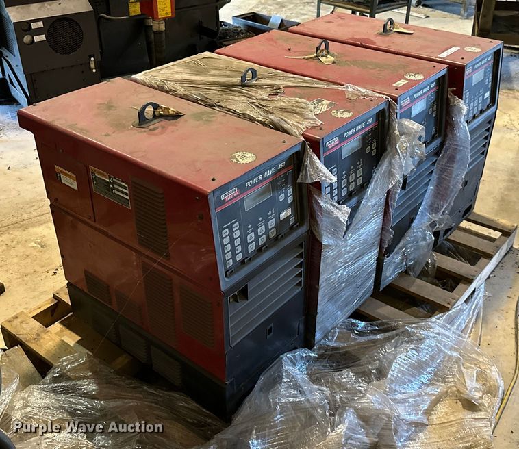 image for item ML9178 (4) Lincoln Electric PowerWave 450 robotic power sources