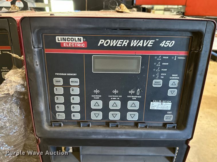 image for item ML9178 (4) Lincoln Electric PowerWave 450 robotic power sources