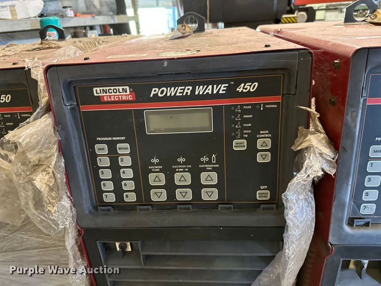 image for item ML9178 (4) Lincoln Electric PowerWave 450 robotic power sources
