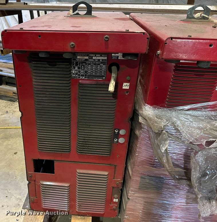 image for item ML9178 (4) Lincoln Electric PowerWave 450 robotic power sources