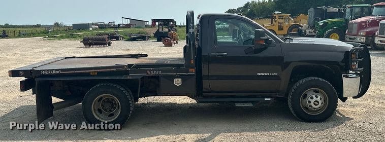 image for item ML9213 2018 Chevrolet Silverado 3500HD  bale bed pickup truck