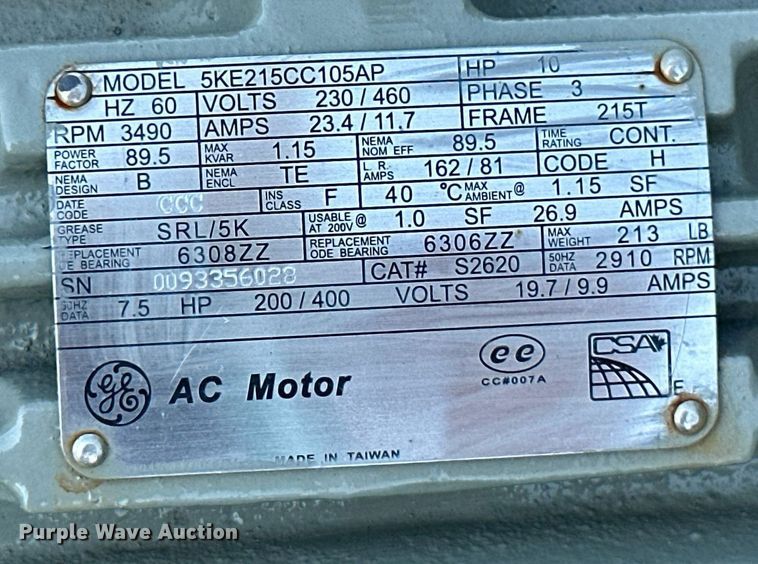 image for item ML9224 (4) Hunt Engine Airdyne electric motors