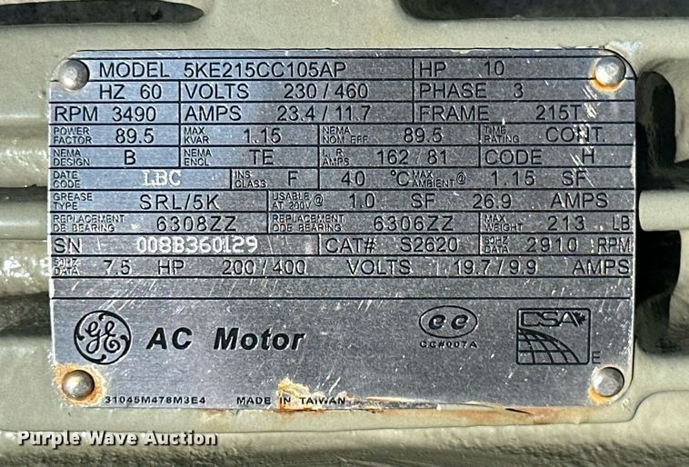 image for item ML9225 (4) Hunt Engine Airdyne electric motors