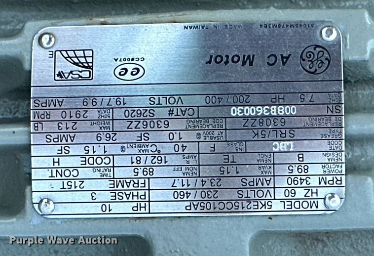 image for item ML9225 (4) Hunt Engine Airdyne electric motors