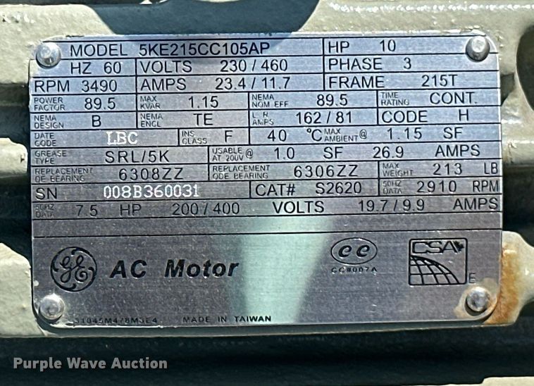 image for item ML9225 (4) Hunt Engine Airdyne electric motors